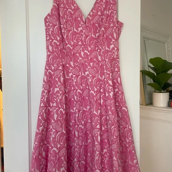 Maeve Anthropologie Pink Floral Dress with Pockets - Picture 2 of 4